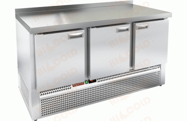 Стол охлаждаемый с полимерным покрытием (RAL 7004) Hicold GNE 111/TN W